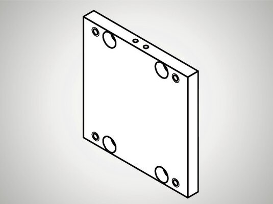 Adapter plates for linear measuring tables