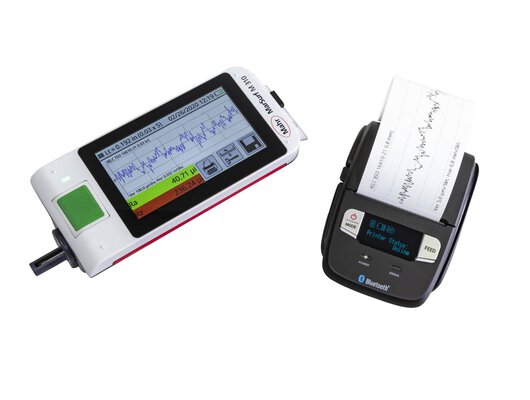 Portable surface measurement devices with skidded probe system